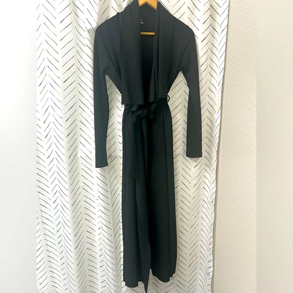 Windsor- Small - Black Trench coat / Dress / Jacket - Picture 3 of 5